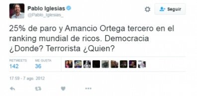 666sitanimulli's tweet photo. Ha hecho más Amancio Ortega hoy por la sanidad y el cáncer que lo que harán todos los diputados podemitas juntos en 40 vidas. https://t.co/xPVH68QJ3S