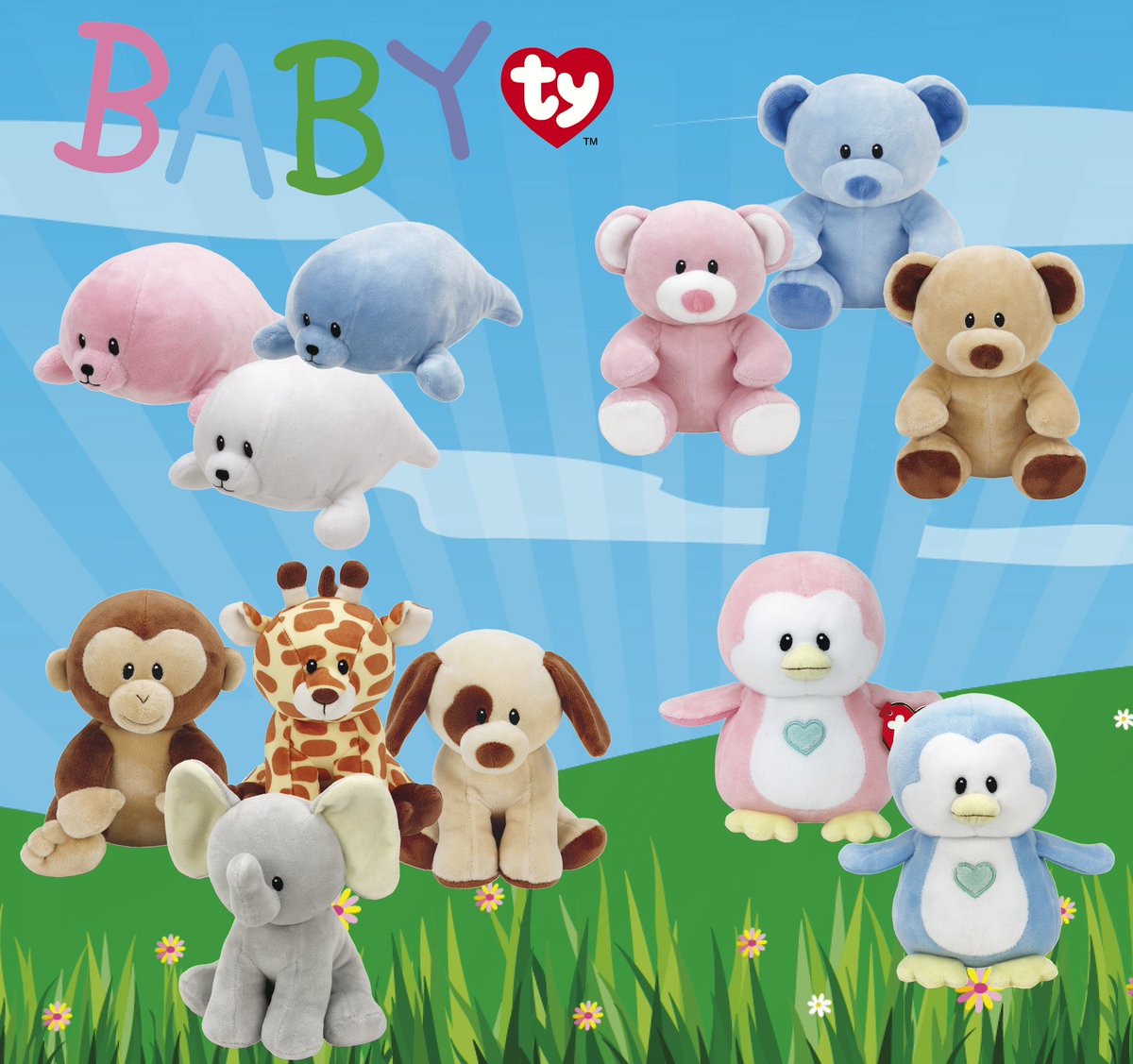 Nieuw van TY en in mei leverbaar: TY BABY! #typluche # baby