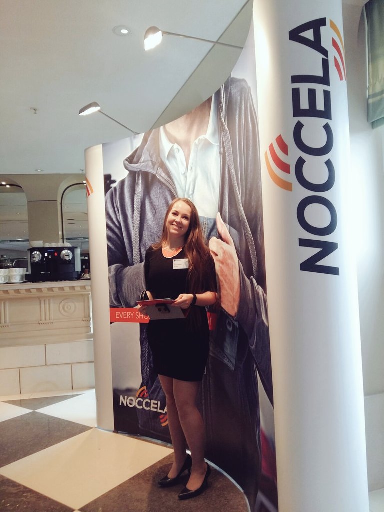 noccela's tweet photo. Noccela booth at @TCGSummit, an exciting day ahead at @HotelAdlon ! #electronics #techgoods #retail #conference https://t.co/lYLulTptci