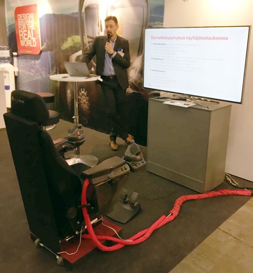 LinkDesignNews's tweet photo. LINKin ständillä 4a66 Mika Parikan pop up -seminaari aiheesta "Tuote- tai palvelukonseptin ketterä validointi asiakkaalla" #ADENhelsinki https://t.co/K1yKvnpDwi