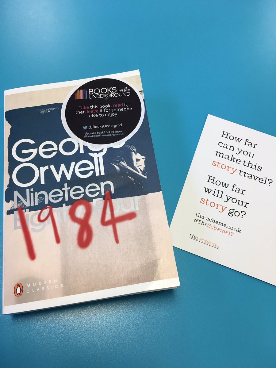 Kat_Parks's tweet photo. Found this at #oxfordcircus yesterday and fell in love! Thank you @BooksUndergrnd @PRHCareersUK  #TheScheme17 #booksontheunderground https://t.co/W0CoQ4rDGN