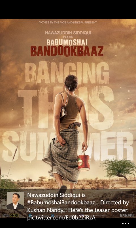 Shank619's tweet photo. Apna Gareeb Aadmi Aa Gaya bidu ....😁🙏😁🙏  #BabuMoshaiBandookbaaz#GareebAadmi #Nawazuddin #Star #Kakaisback https://t.co/31QRTJaZBB
