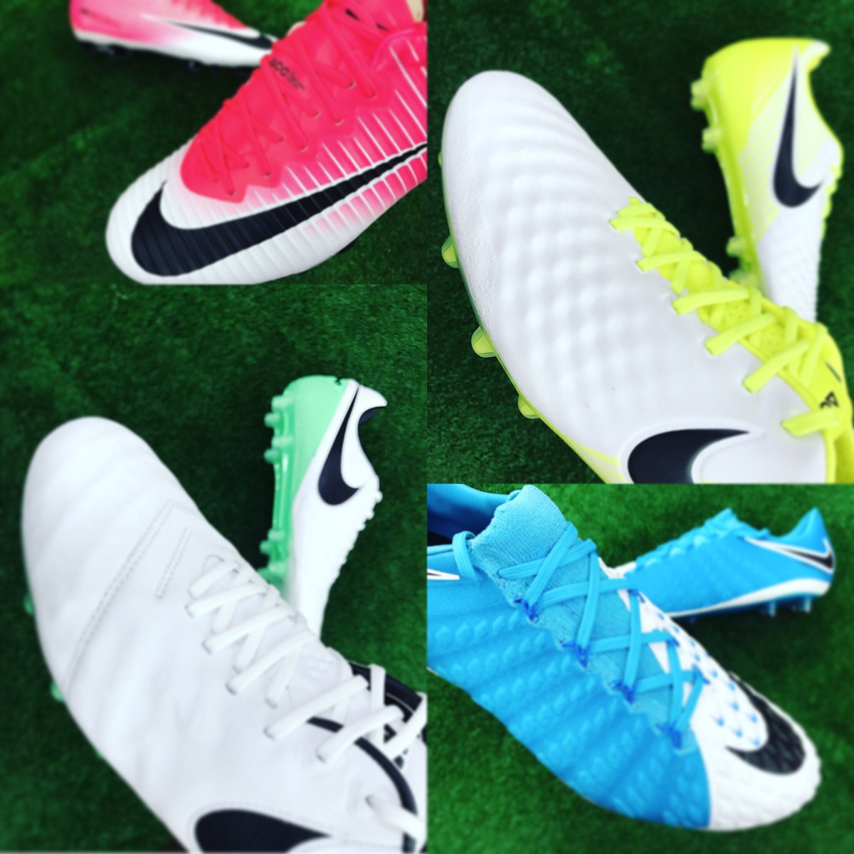 Futaba Soccer World Nike ナイキ サッカースパイク Motionblur モーションブラー コレクション 入荷してビックリ マジスタ のアッパーがやっぱり変わってました ハイパーヴェノム ティエンポ マーキュリアル フタバスポーツ