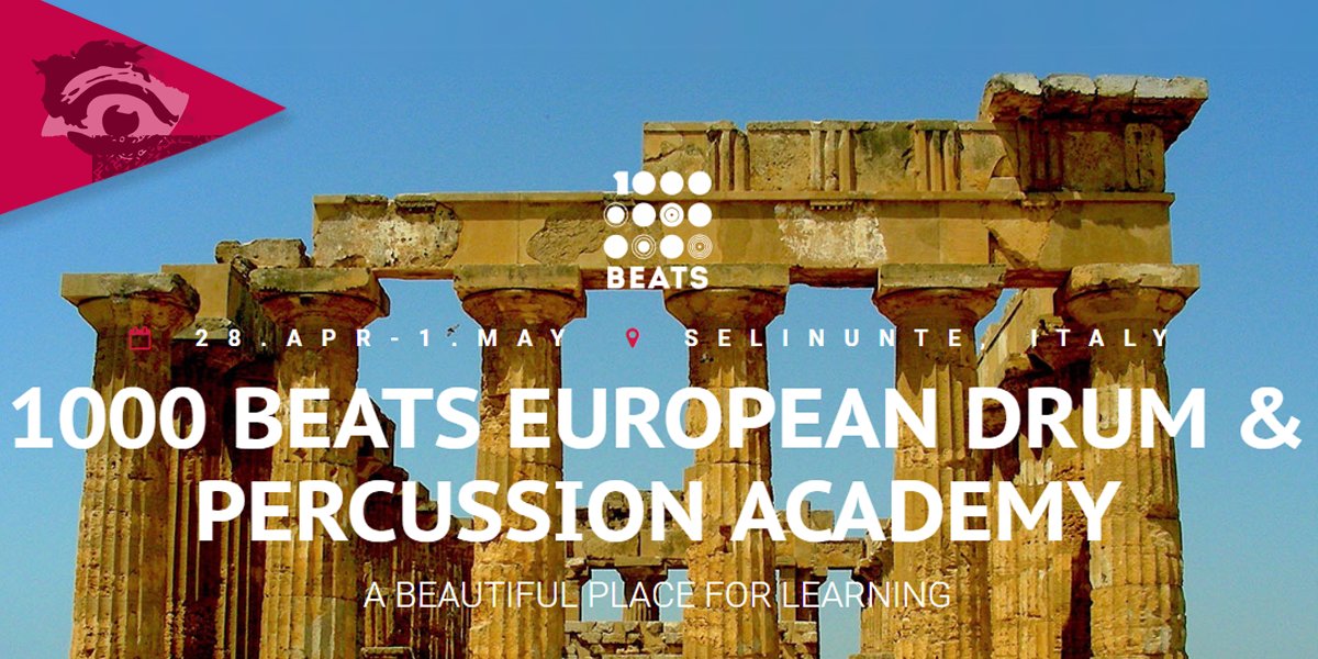 teatrobastardo's tweet photo. #TBscanner / #Sicilia #music #drum
@1000beats17 European Drum &amp; Percussion Academy
28 apr - 1 mag 2017 | Selinunte https://t.co/QhbGTaXrfJ https://t.co/y3TPLtdXbV