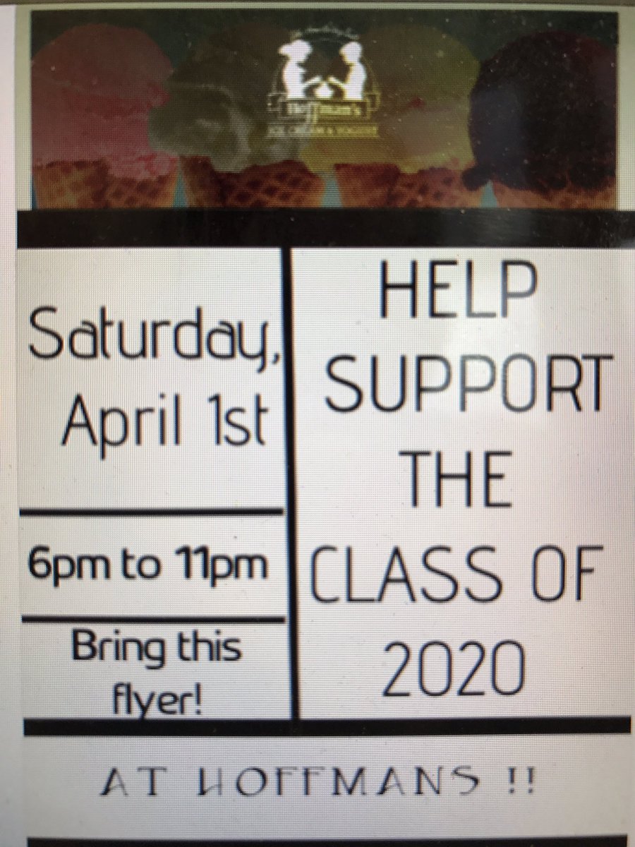 After you attend Miss Point High this weekend, stop by Hoffman's and support the PPBHS Class of 2020!  <a href="/PointBeachHS/">PPB High School</a>