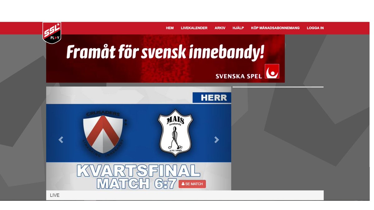 De SSL play-offs zijn begonnen! Wie wordt er landskampioen? 18:30 vnv <a href="/LinkopingIBK/">Linköping Innebandy</a> vs <a href="/Mullsjoais/">Mullsjö AIS</a> Watch live in HD bit.ly/2nLCc6w