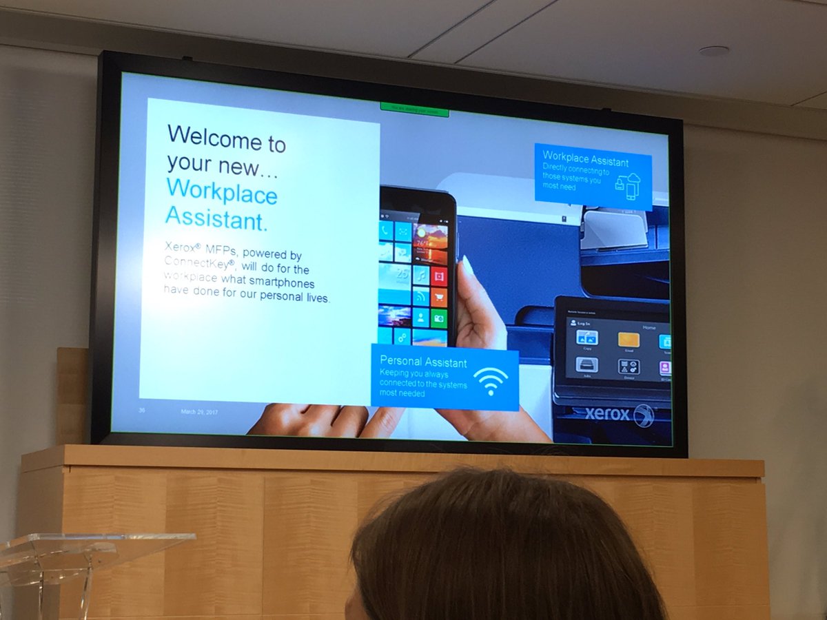 aslawetsky's tweet photo. Welcome to the new #Xerox #WorkPlaceAssistant #connectkey https://t.co/4SRLEeDFdu