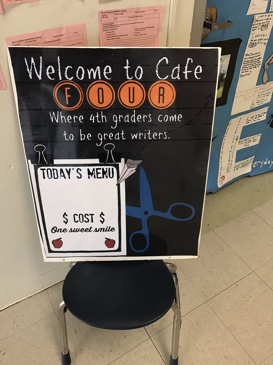 amysuarezk5's tweet photo. Transforming the classroom into a #coffeeshop takes the pain out of 75 mins. of #writing #tnreadyprep @tlhursey https://t.co/BVYktKaSP9