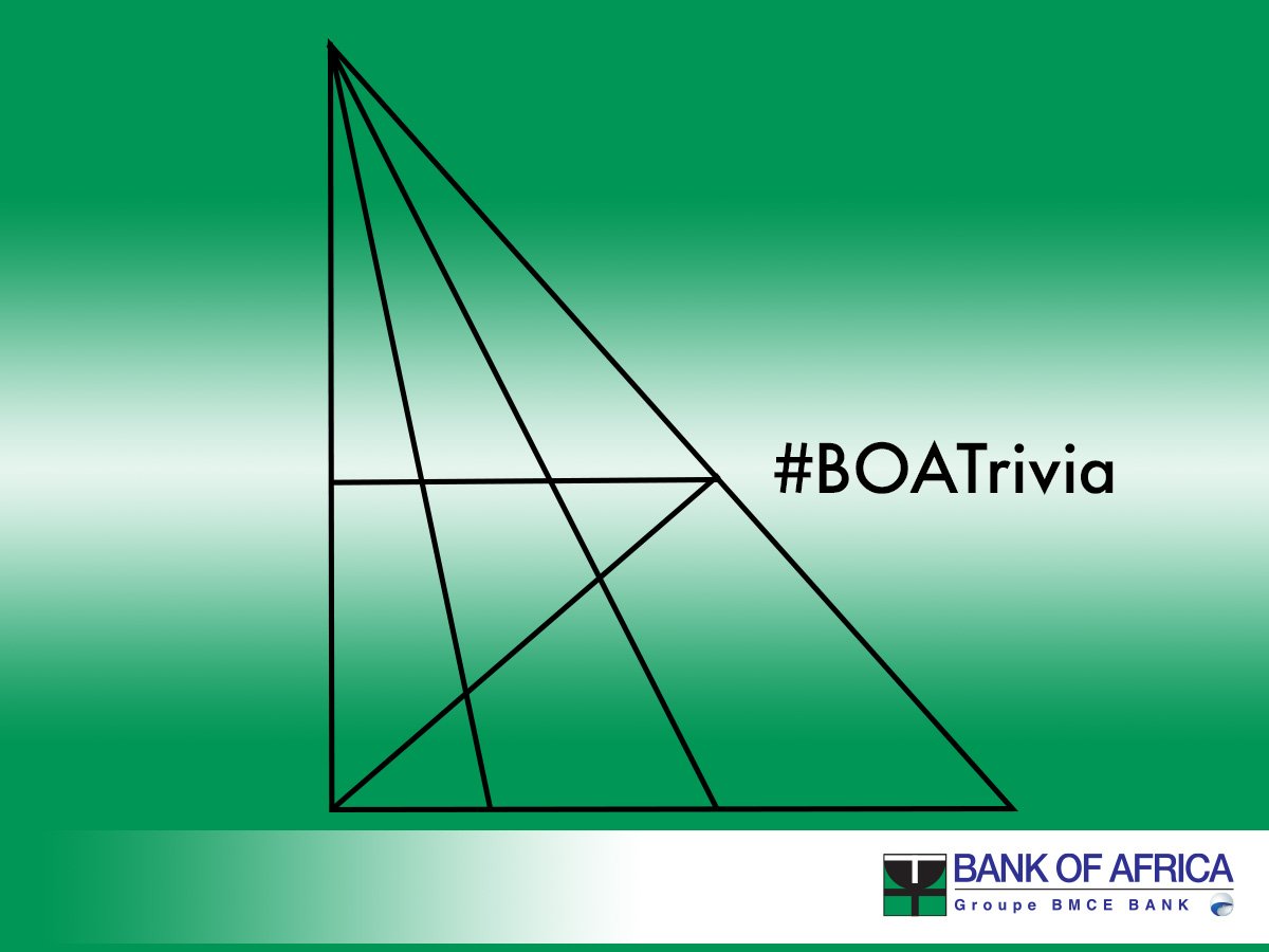 #BOATrivia
How many triangles can you spot?