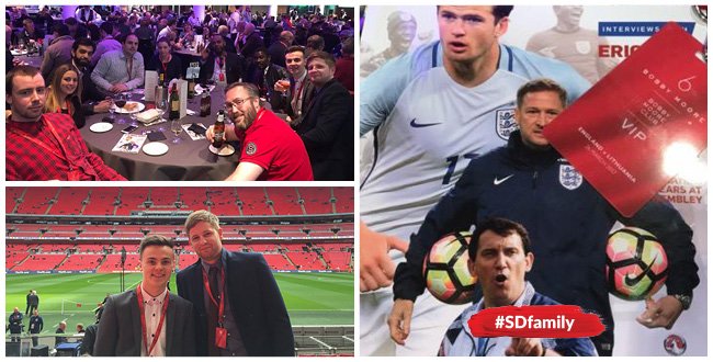 SDI_Jobs's tweet photo. Members of the #Sdfamily enjoyed the England vs Lithuania on Sunday in VIP style. https://t.co/r9lh2wnmCh