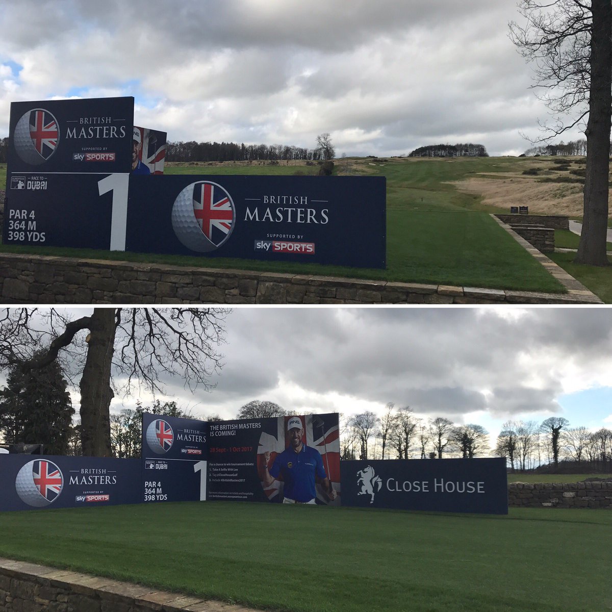 Gingell13's tweet photo. @ChristianJWard @Cheekymkm look what's waiting for us on the 1st 😃⛳️ @CloseHouseGolf https://t.co/lJtXgfwsYU