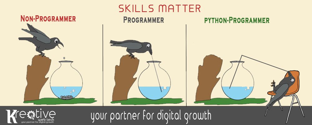 KreativeWebTech's tweet image. #NonProgrammer Vs #Programmer Vs #PythonProgrammer