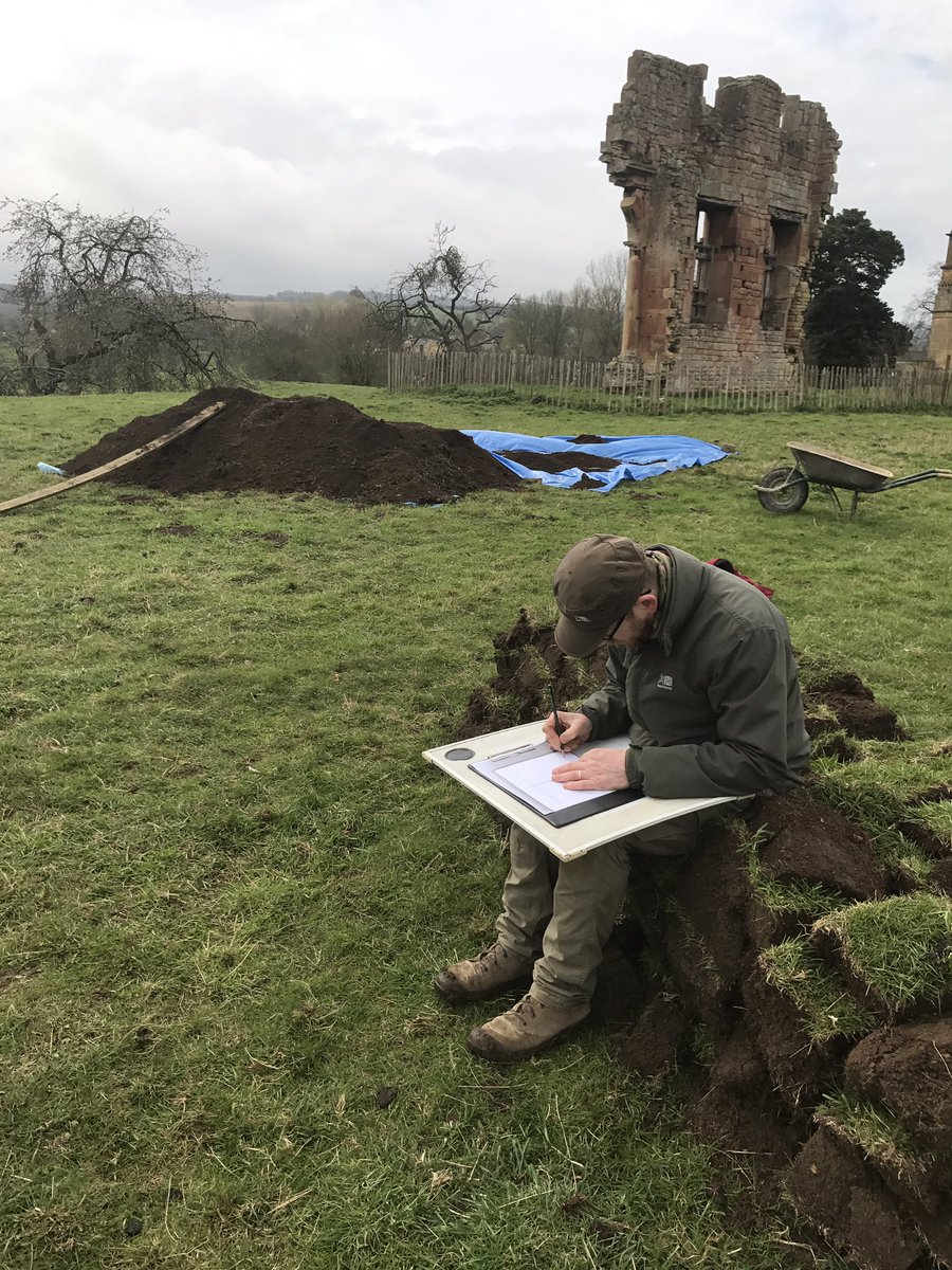 The turf makes a comfy seat when there's planning to do....