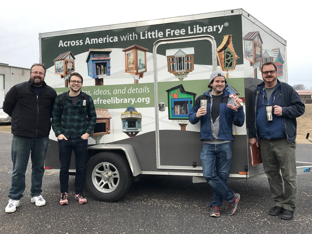 LtlFreeLibrary's tweet image. #LittleFreeLibrary is on the road to visit our Amish craftsmen and pick up newly built Little Libraries. (Zach travels w/jelly beans+coffee)