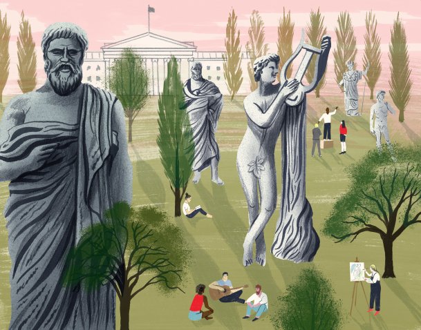 Heart_Agency's tweet photo. *NEW* artwork by @ellevision for @villagevoice 'Why the NEH and NEA Matter More Than Ever' https://t.co/sAEpqTmeeY https://t.co/2WkpkWvYyZ