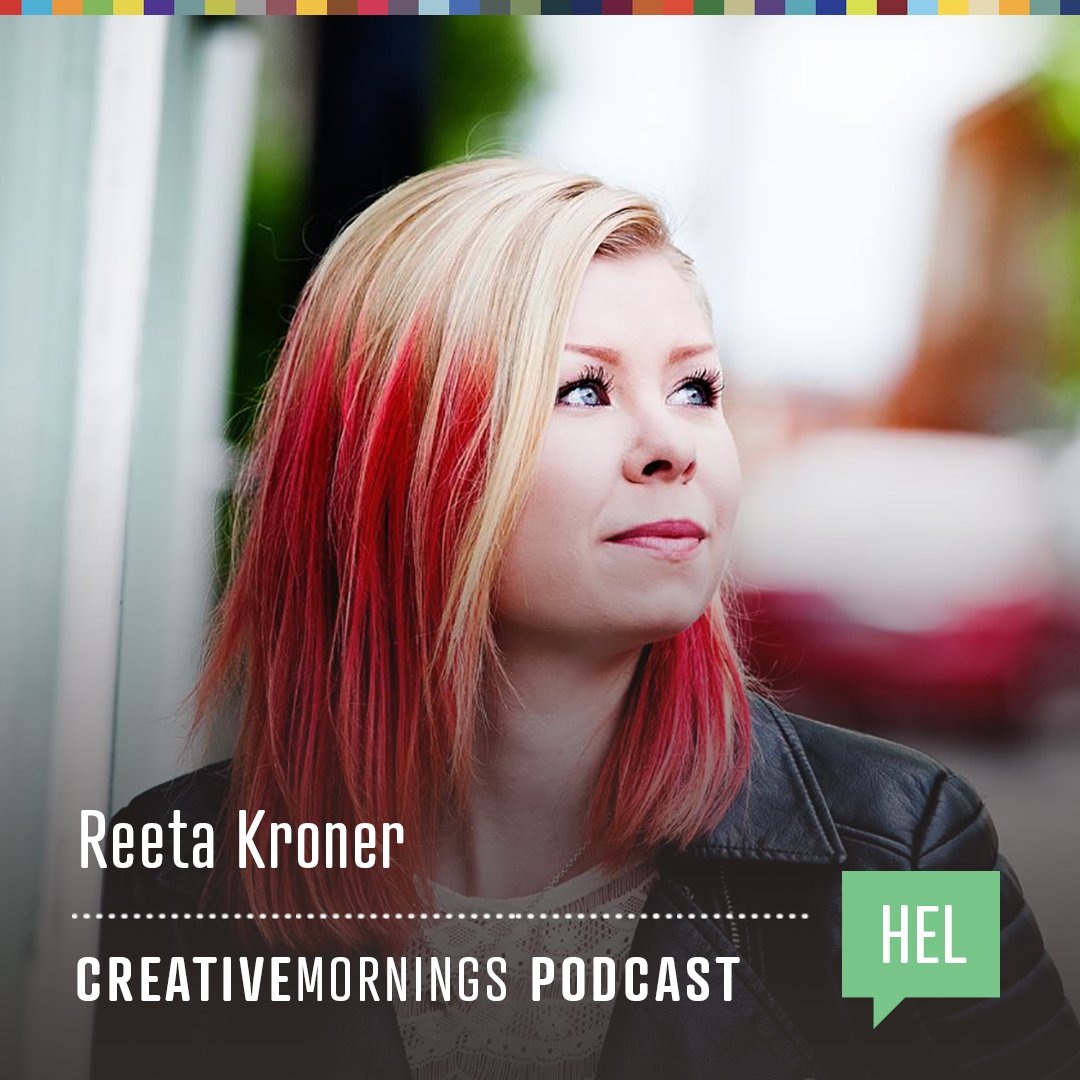 creativemorning's tweet photo. “There is hope.” Reeta Kroner shares her journey to sobriety on #podcastCM. ❤️ to @InwardBoundMind &amp; @MailChimp! https://t.co/a3kEFcEO5T https://t.co/eFBRotGxLH