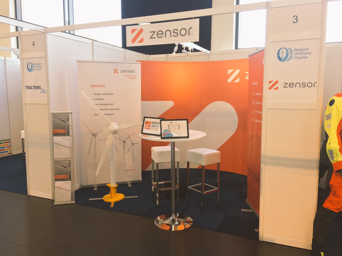 ZensorBe's tweet photo. Ready for 2 days of high level #OffshoreWind contacts at Belgian Offshore Days 2017 #Wellingtonrenbaan #Oostende #InfrastructureAnalytics https://t.co/M9bJXDrQaP