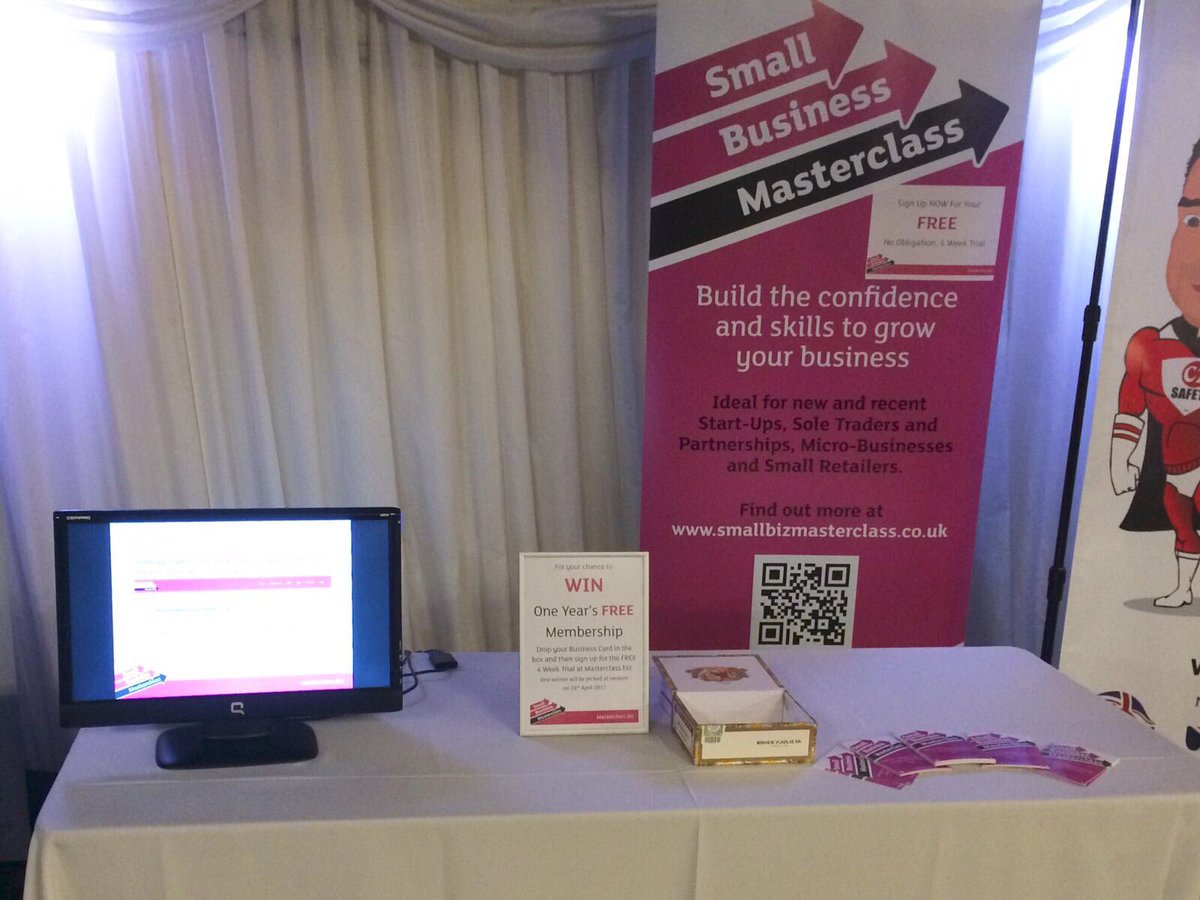 sbizmasterclass's tweet photo. It's all kicking off for Small Business Masterclass at @SomBizShow https://t.co/h0pTvJeLDQ