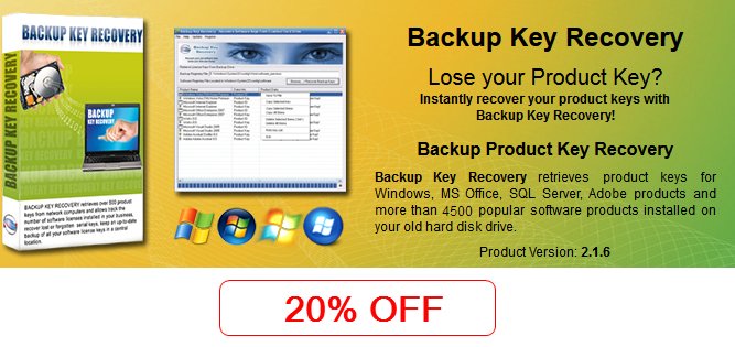 swcouponcodes's tweet photo. 20% Off - Backup Key Recovery
https://t.co/J14PmZj8iX
#software #backup #productkey #serialkey #licensekey #datarecovery #coupons #deals https://t.co/qPKZ0Q4LrL