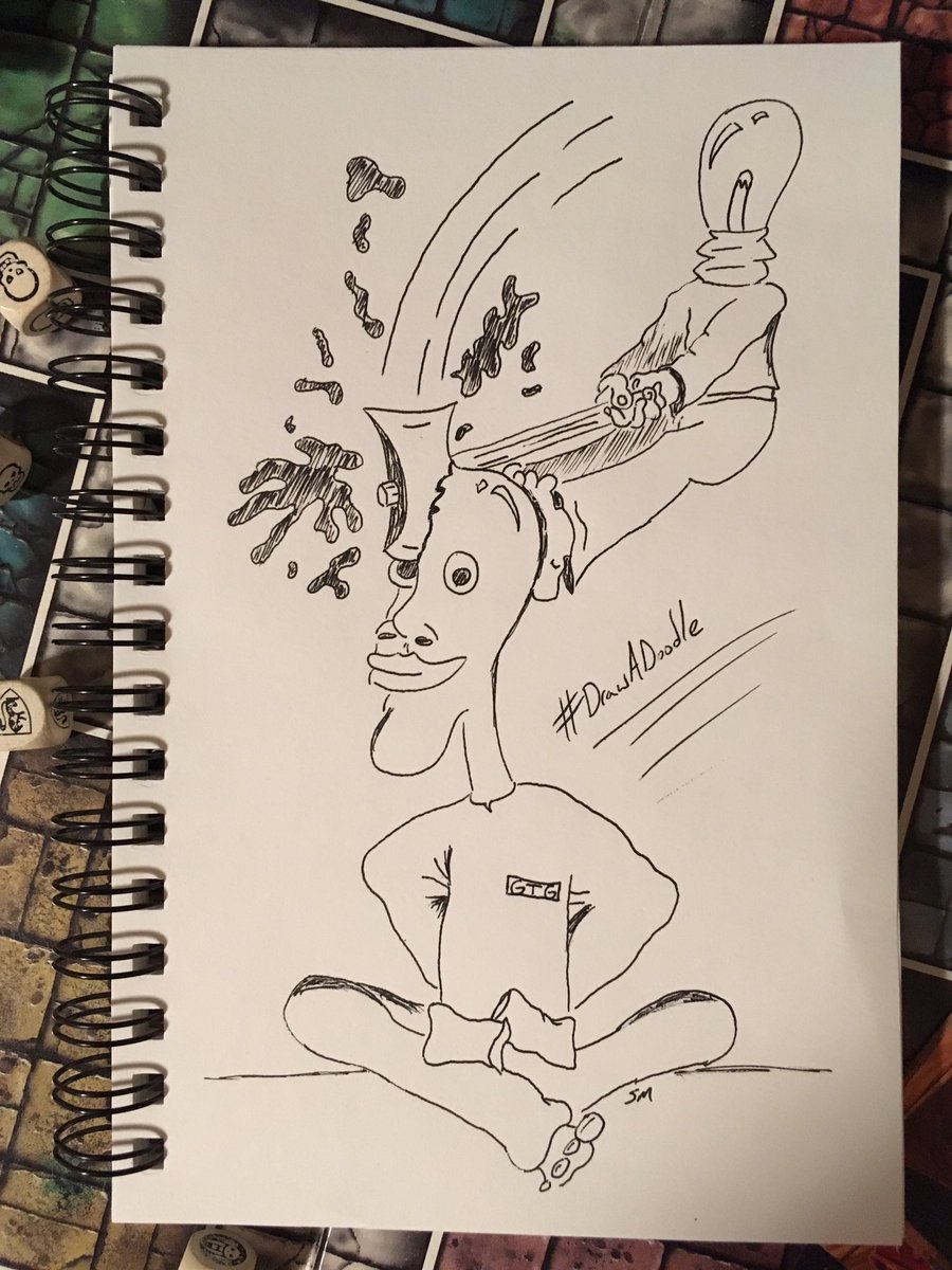 GameTimeGaming1's tweet photo. Here's my "crazy idea" for #DrawADoodle
Trying to win some sweet stuff in honor of @NaomiKyle approaching 10k followers! Game_time_gaming https://t.co/wFXFVY6gjA
