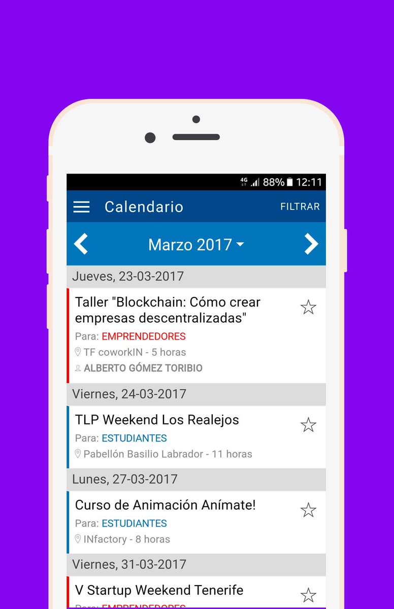 tueventoconapp's tweet image. Descárgate ya la última #app que hemos desarrollado junto con @INtechTenerife en Google Play o App Store: “INtech Tenerife” 😉📱