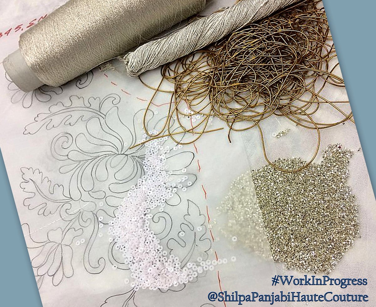 ShilpaPanjabiHC's tweet photo. #WorkInProgress at @ShilpaPanjabiHC-Here's a #SneakPeek of the #WorkDetails from our upcoming creation.Follow Us on:https://t.co/gOSfGFBewe https://t.co/5F4CR7qv5q