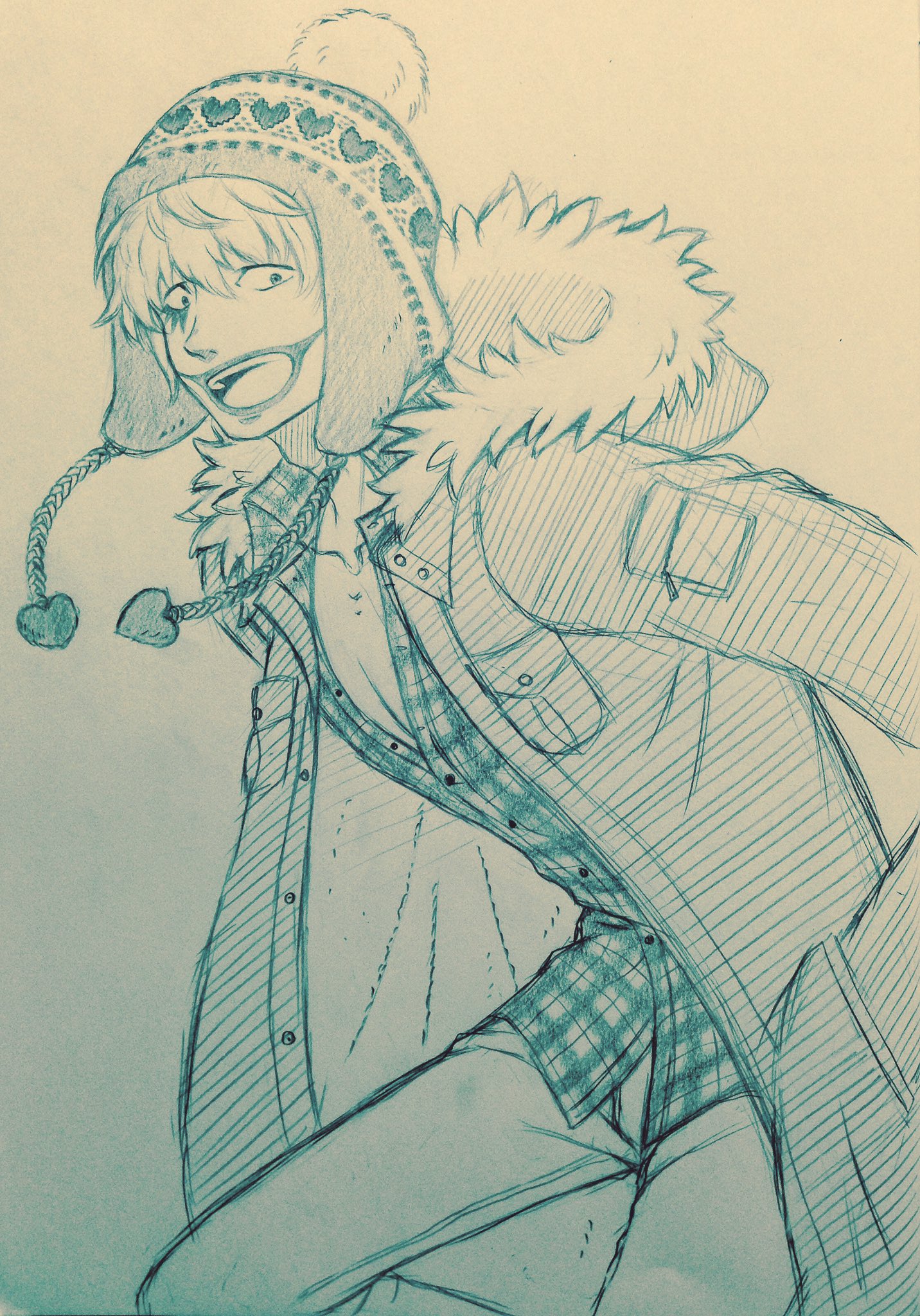 ハニィ No Twitter One Piece ドンキホーテ ロシナンテ コラさんの帽子を見た時からずっとこういうニット帽被せてみたくてしょうがなかった 笑 可愛い系コラさんばかり描いてる気がするなw カッコイイ系もたまに描いてはいるんだけどちょっと