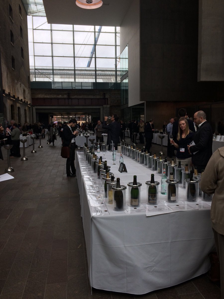 All go at #champagne experience day, Central Saint Martins with Sophie Dethune and Charles Henry Fourny @Thorman_Hunt
