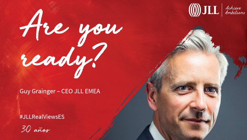 JLLSpain's tweet photo. .@JLL_Guy Los inversores inmobiliarios tendrán que ver el mundo con otros ojos. ¿Estás preparado? #JLLRealViewsES https://t.co/oLjqWkvpOI https://t.co/pdr0KHY6oi