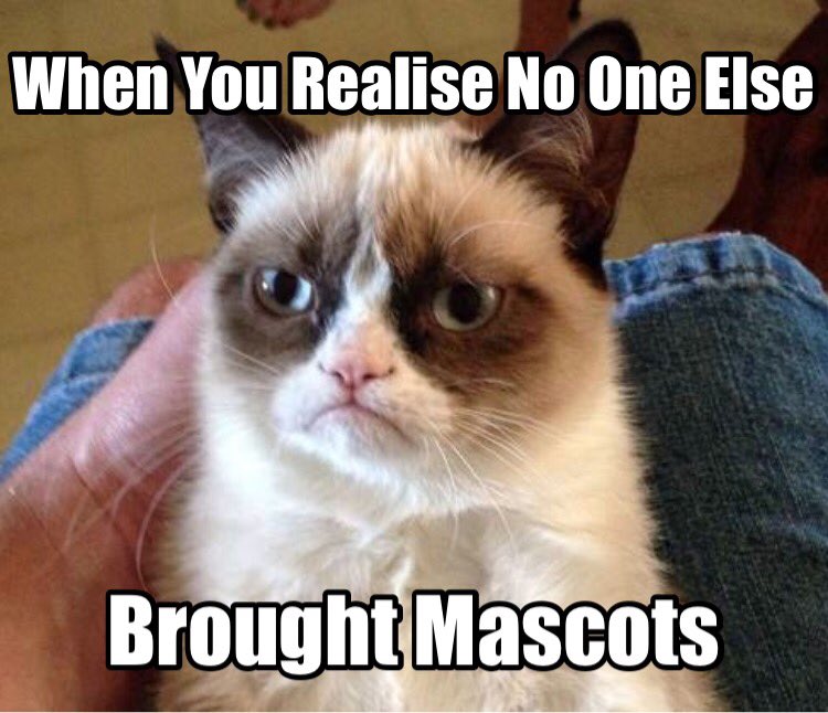 FullHitman's tweet photo. Where are all the Mascots at?! #USI17 #DITSU #MakeMascotsGreatAgain https://t.co/1XzJxlJpNY