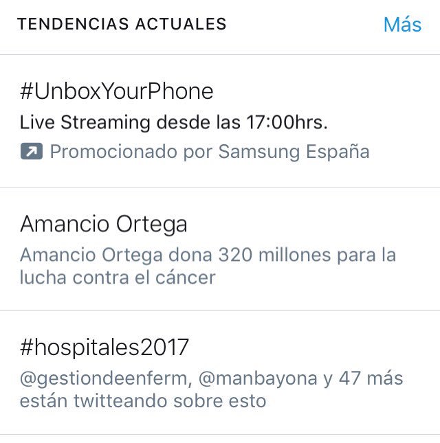 Somos #TT en España con el hashtag #hospitales2017 👏👏👏👏👏 Gracias a todos por ayudar a difundir el contenido por Twitter😀