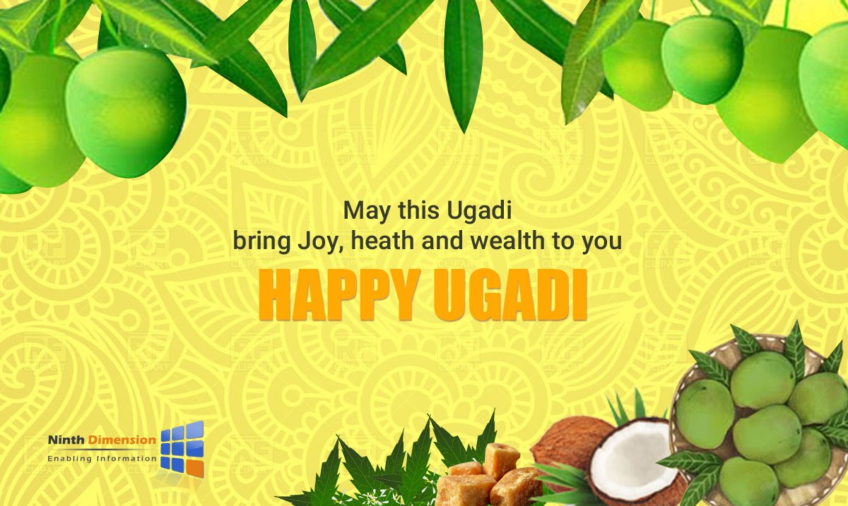 NinthDimensionI's tweet photo. We wish you a prosperous year ahead. #Happyugadi https://t.co/aGLC0XkVzD