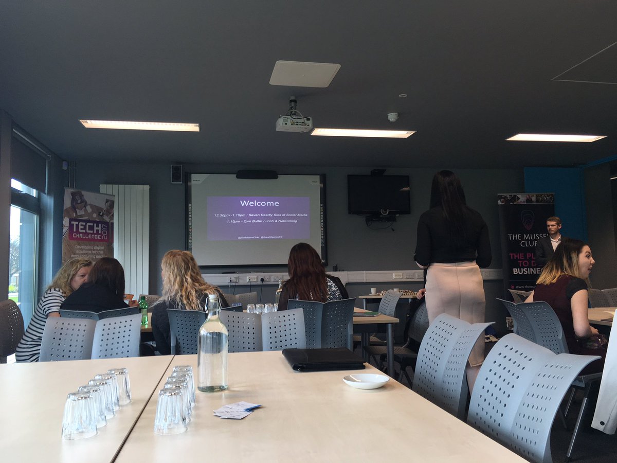 At <a href="/OneTrinityGreen/">One Trinity Green</a> in South Shields for this afternoon's "7 deadly sins of social media" session with <a href="/TheMusselClub/">The Mussel Club</a>