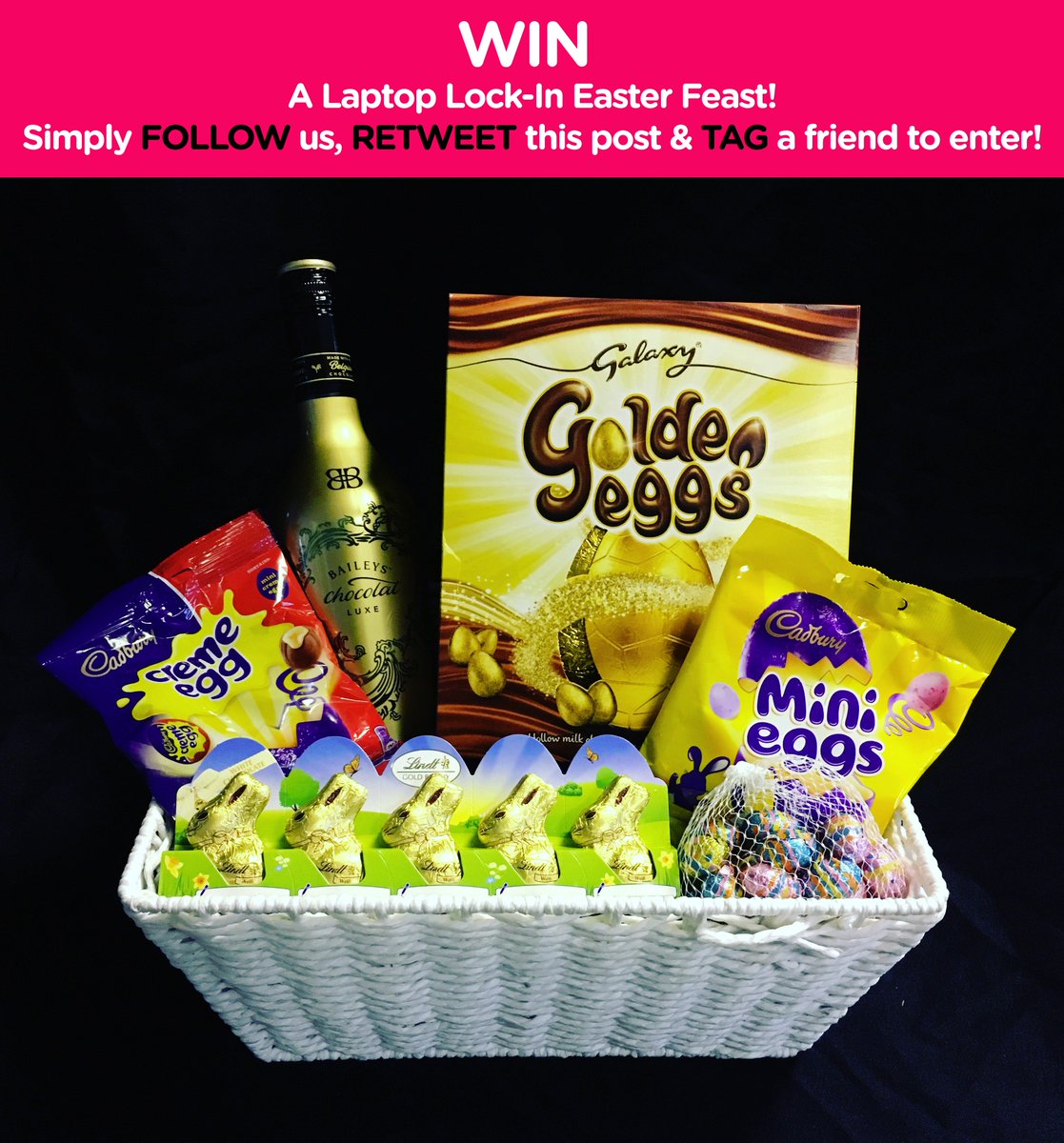 LaptopLockIn's tweet image. 🌟Competition time🌟
Simply FOLLOW, RETWEET &amp;amp; TAG to enter!
#happyeaster
#chococoma
#Competition