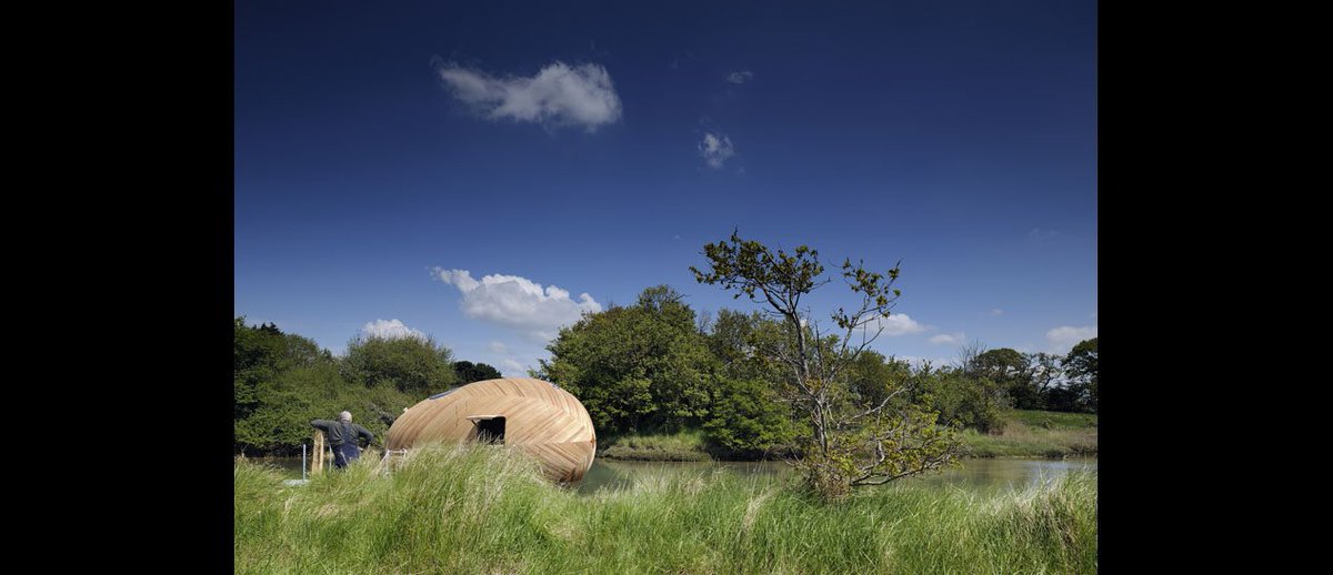 The Exbury Egg by @PADstudiouk arrives in Milton Keynes Stanton Low Pk on Monday! You will love it. Pic Nigel Rigden architecture.com/StirlingPrize2…