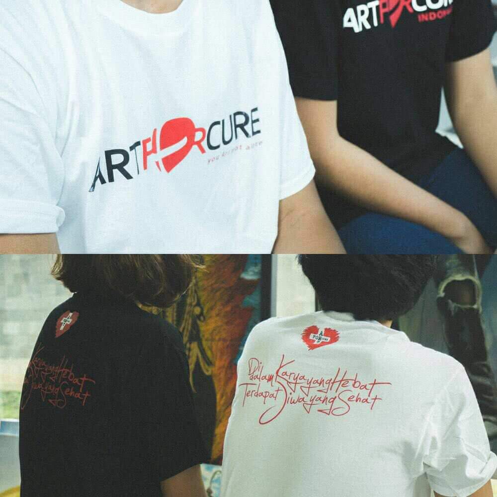 Official Merchandise <a href="/artforcure_id/">ArtForCure</a> Size M, L,XL/IDR.150.000
L i n e  muhamadardiii Sms/WA 081284338292 #artforcure #bantuyogi Cc. <a href="/fadjroeL/">Dr. M. Fadjroel Rachman</a>