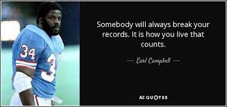 HAPPY BIRTHDAY 

Earl Campbell 