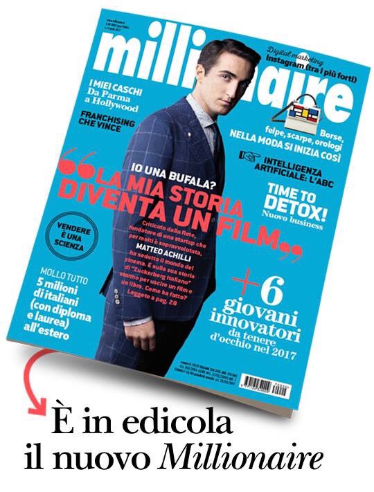 DigitalDetoxIT's tweet photo. Una bellissima intervista ad @AlessioCarciofi sul nuovo numero di @millionaireit dove si parla di digital detox  tra business e travel https://t.co/HN8aKaYSh6