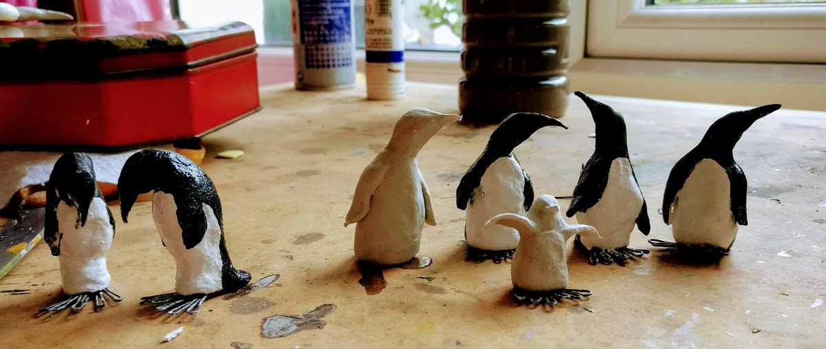 KateLulham's tweet photo. Penguin love...unfinished. https://t.co/m2SQ5f720w  @Etsy #penguins  #sealife #Antarctica #ocean #baby https://t.co/dU3vAaW9Ka