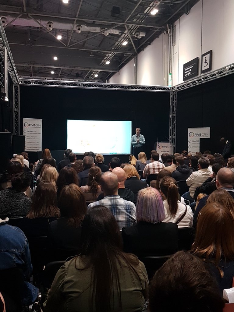 Busy seminars at the #b2bmarketingexpo today, learning how thought leadership can enhance sales currently