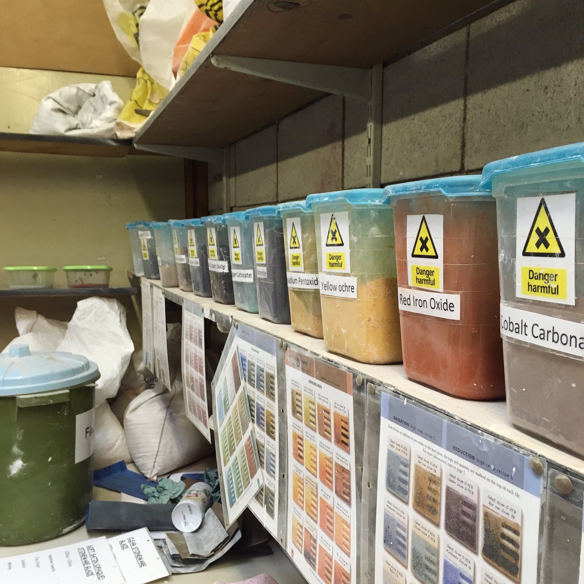 Today is the day... time to make my first #glazes from scratch! #wishmeluck