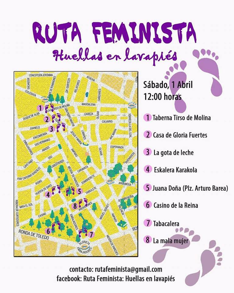 OrbitaDiversa's tweet photo. Ahí estaremos, sumando para re-descubrir la huella feminista de #GloriaFuertes en Lavapíes y nuestra literatura #CreadorasLetras. ¡En ruta! https://t.co/6kYofVtqnU
