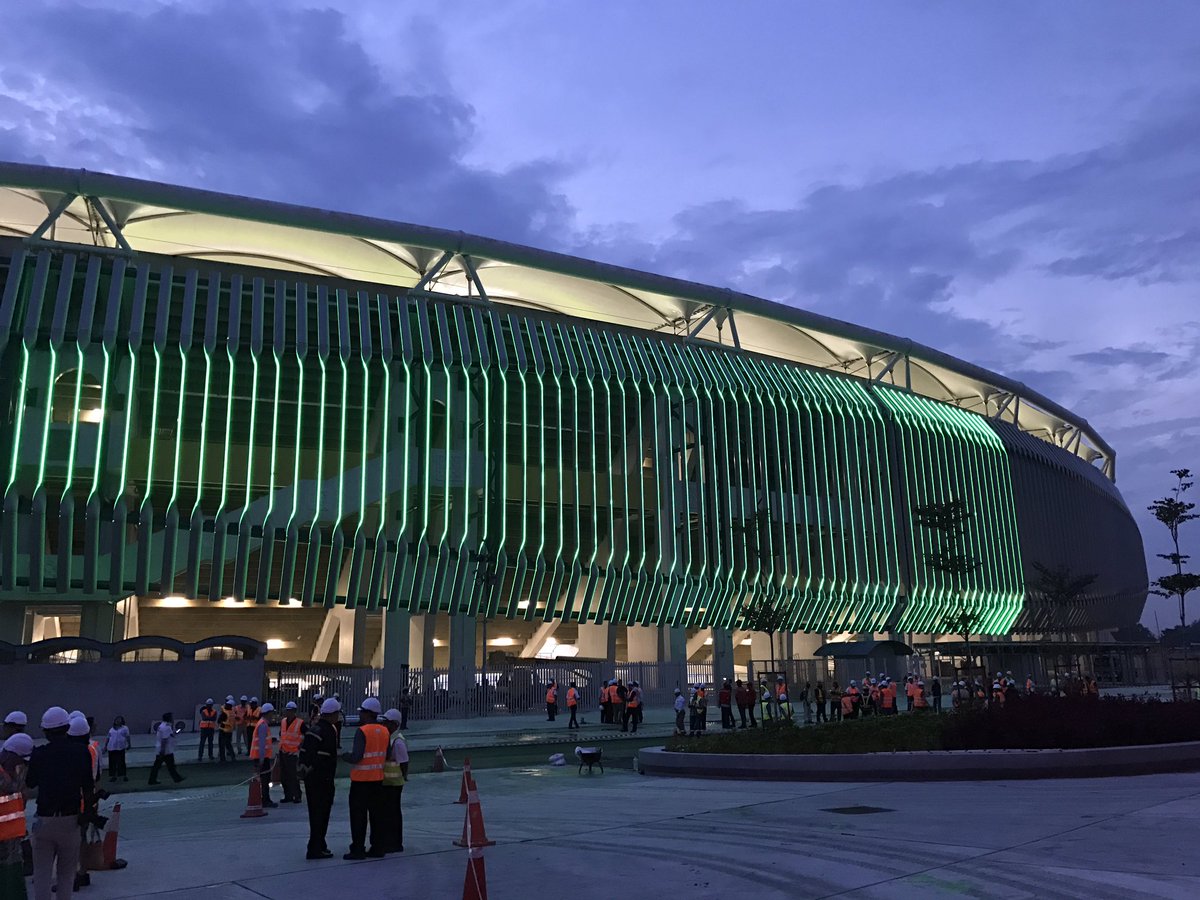 Gambar Wajah Baru Stadium Bukit Jalil 2017