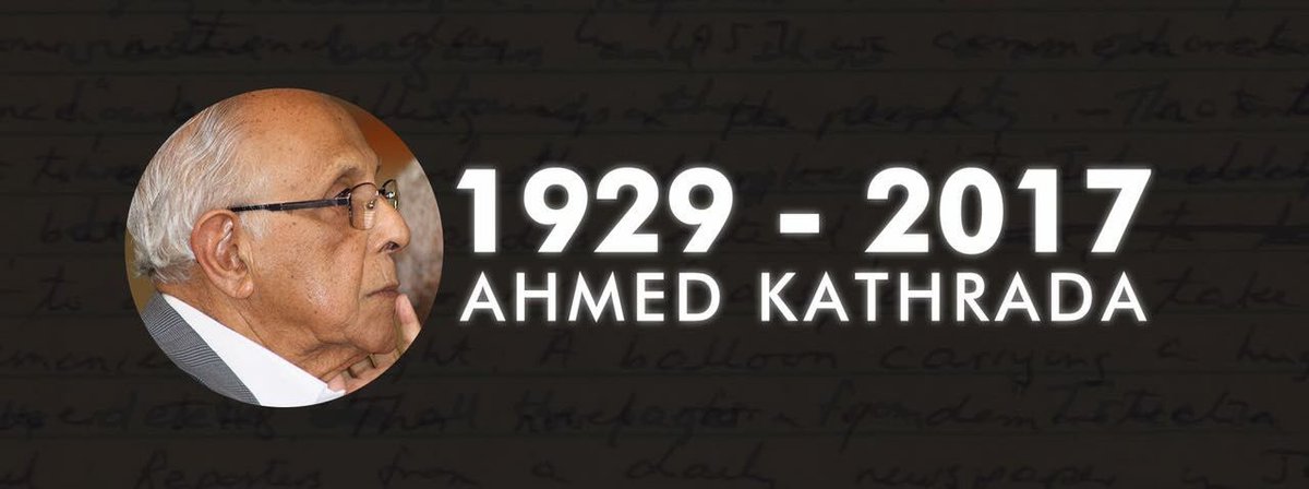 Abramjee's tweet photo. If we want to keep the legacy of #UncleKathy alive, let's continue to support @KathradaFound https://t.co/zu3cARzTmx