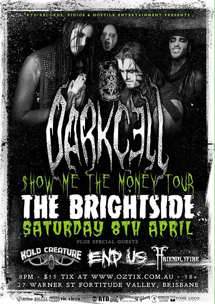 KoldCreature's tweet photo. Our next gig is at @thebrightsideau alongside @DARKC3LL come down and checkout the show. #KoldCreature #EdgeOfGravity https://t.co/TVCMKlBUmX