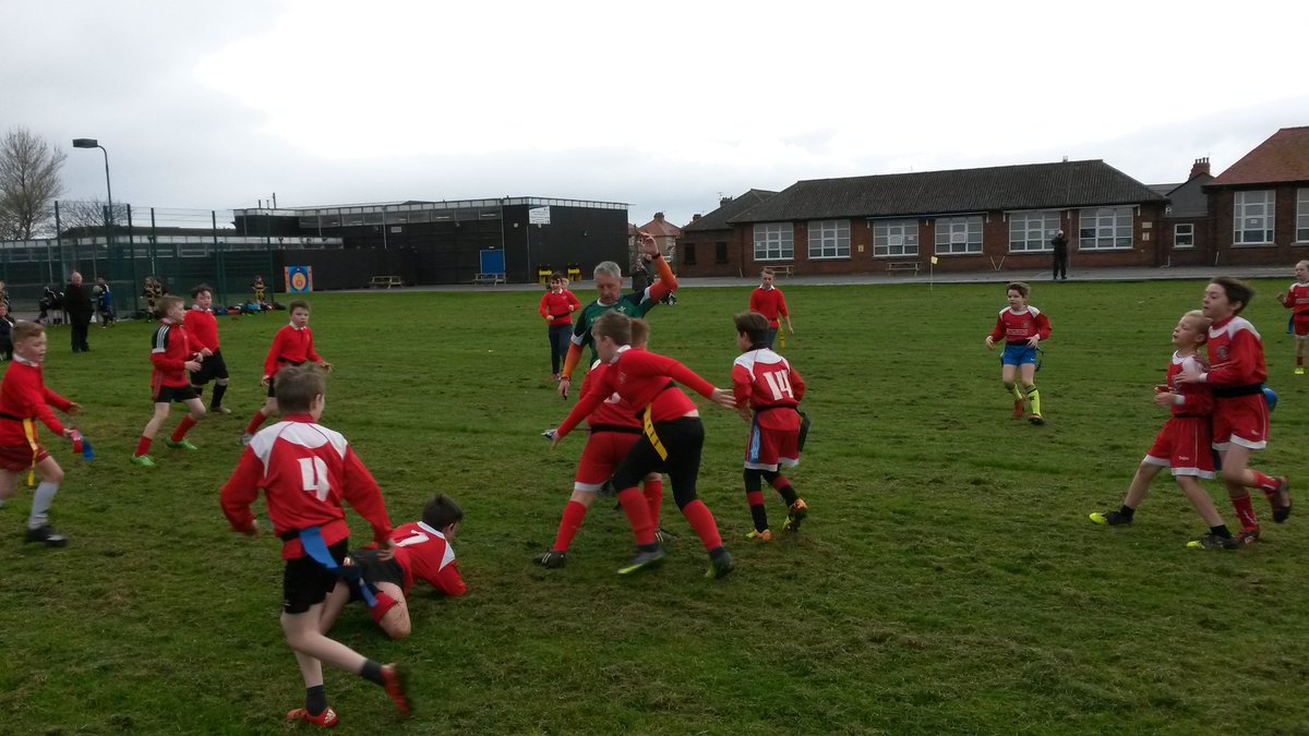 RGC18s's tweet photo. Fantastic tag tournament held this morning at Christchurch school for Rhyl&amp;Prestayn area primary schools with over 100 pupils attending! https://t.co/p5rZ68BLL2