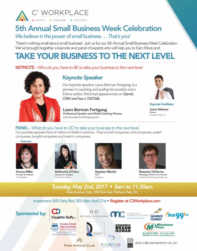C3_Worx's tweet photo. #C3SmallBizWeek2017 The 5th Annual Small Business Week Celebration BIG REVEAL! Register today!!! https://t.co/dLzahjnjGy https://t.co/iQEJIChId7