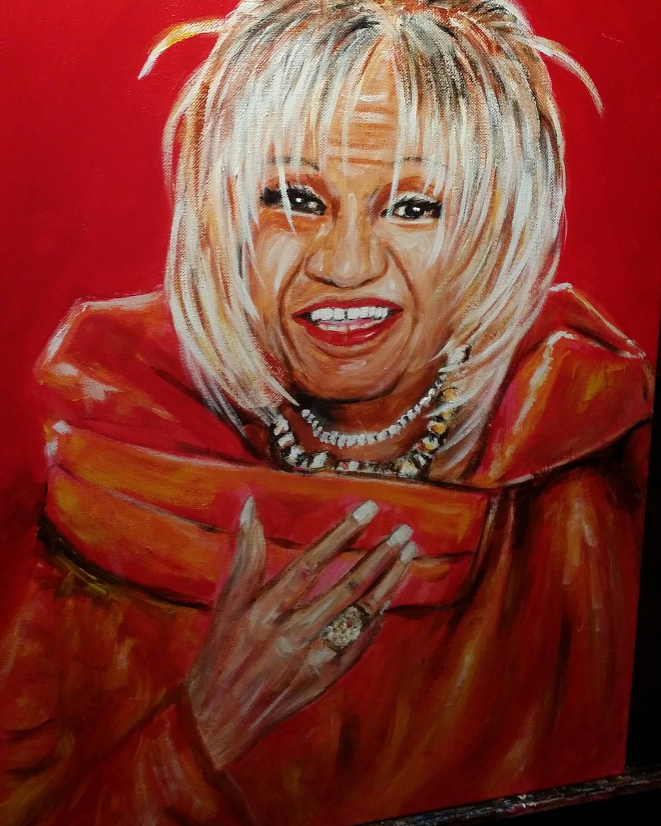 tainoimage's tweet photo. Painted live at Collage #celiacruz https://t.co/41M3M3QrFP