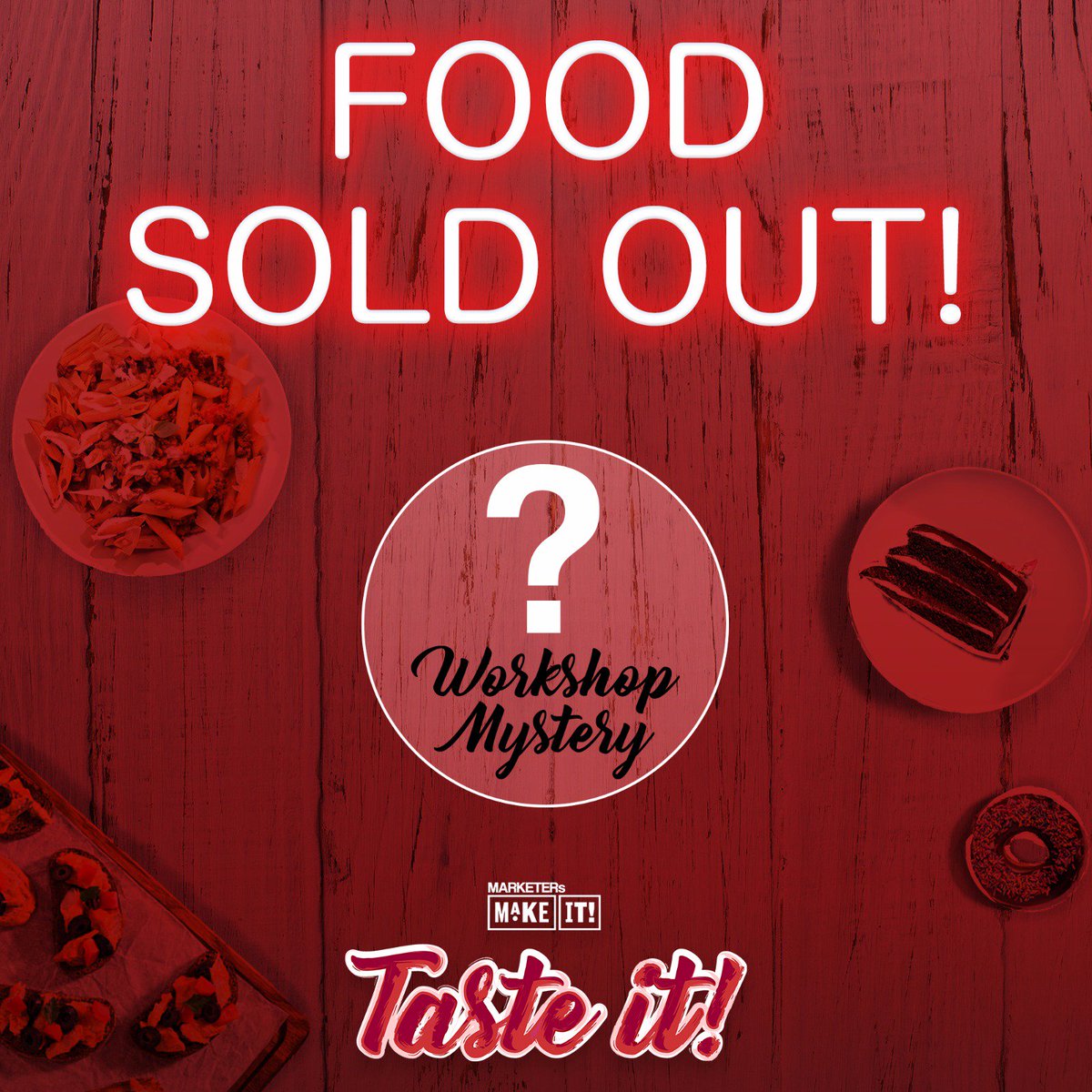 🚨SOLDOUT Workshop Food🚨
La vostra fame di conoscenze si è conclusa con un soldout! Correte a prendere gli ultimi posti al workshop beverage!