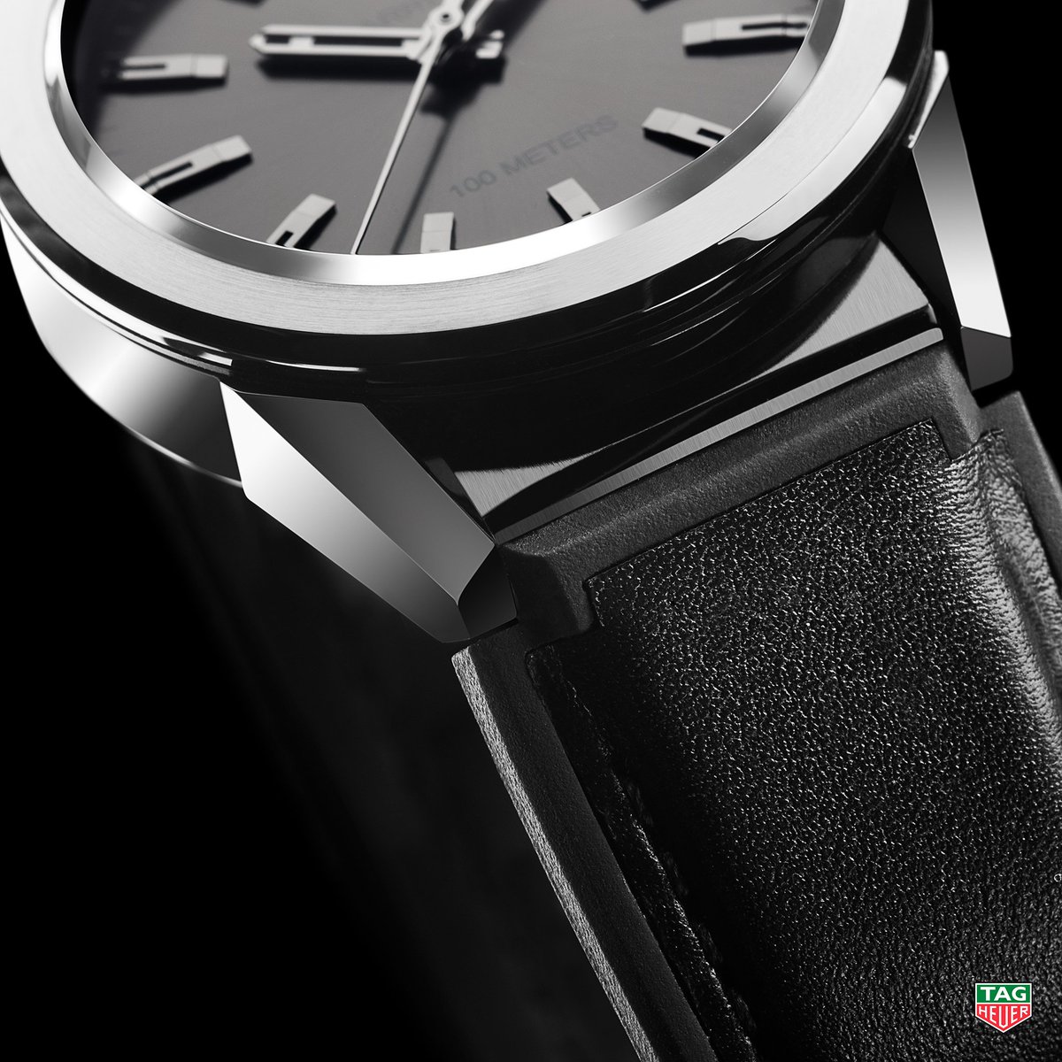 TAGHeuer's tweet photo. Masterful design. The TAG Heuer Carrera Lady Black Dial Black Leather Strap's details are flawless. #BaselWorld2017 https://t.co/nbbhTME0Oy https://t.co/mi3psDZy04